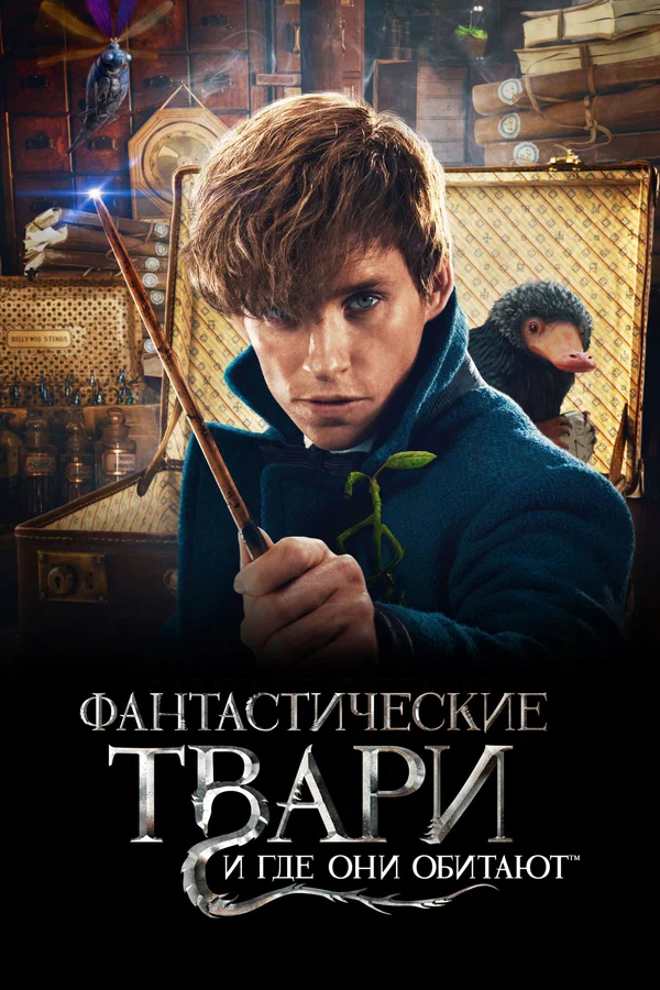 Фантастические твари и где они обитают — постер фильма